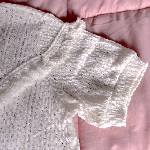 GB London x-small white top short crochet - Picture 3 of 4